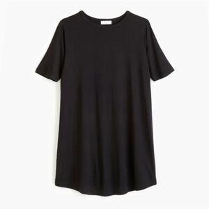 Universal Standard‎ for J Crew Dress Womens Medium Black Short Sleeve Stretch